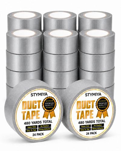 Pack silver duct tape heavy - 24,